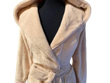 Brogo Microfiber Supersoft Hooded Bathrobe Blush S M Online now