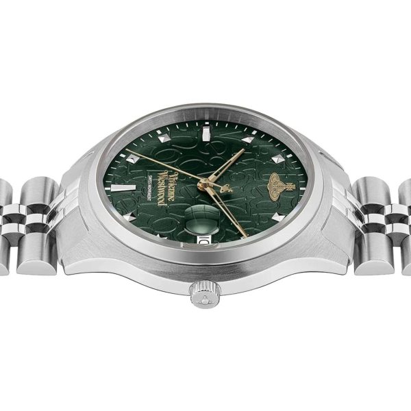 Vivienne Westwood Camberwell Stainless Steel Watch  37mm Green For Sale