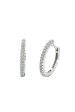 Georgini Gold Hoops 0.15tcw In 9ct White Gold Earrings Online Hot Sale