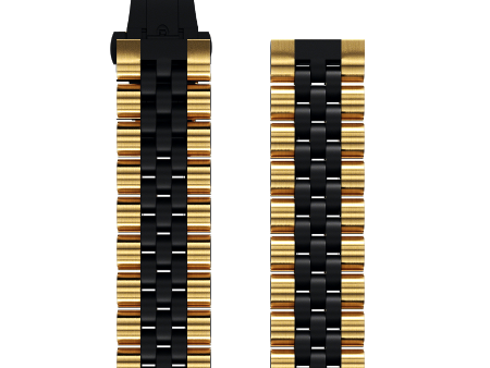 President bracelet, Gold - Black For Sale