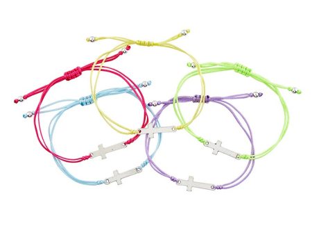 Pulseras cruzdas-5 unidades de color Supply