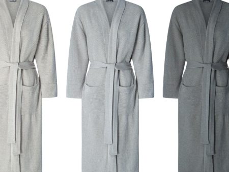 Bemboka Pure Cotton Knitted Bathrobes Hot on Sale