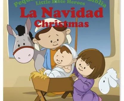 Book: La Navidad Christmas - Pequeños heroes de la Biblia - Bilingue for children -  Producciones Prats on Sale