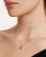 PDPaola Letter 18k Gold Necklace E on Sale