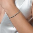 Georgini Iconic Bridal Vera 2mm Bracelet Silver Adjustable For Cheap