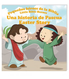 Book: Una historia de Pascua  Easter Story - Pequeños héroes de la Biblia - Bilingüe for children - Prats Productions. Online Hot Sale