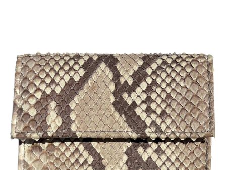 Python Small Leather Wallet Natural Colour Online now