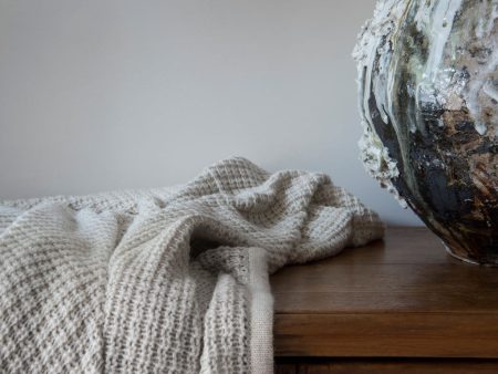 Bemboka Chunky Box Angora & Merino Wool Throw - Pre-Shrunk Online Sale