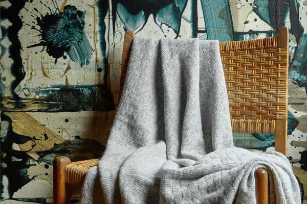 Bemboka Light Box Angora & Merino Wool Throw - Pre-Shrunk Hot on Sale