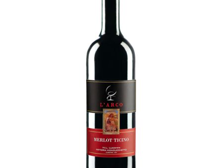 L Arco Merlot Ticino DOC 75 CL For Sale