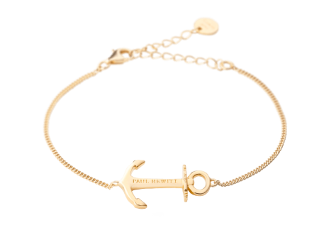 Paul Hewitt Anchor Spirit Gold Bracelet Cheap