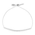 Georgini Iconic Bridal Vera 2mm Bracelet Silver Adjustable For Cheap