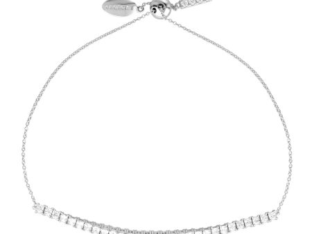 Georgini Iconic Bridal Vera 2mm Bracelet Silver Adjustable For Cheap