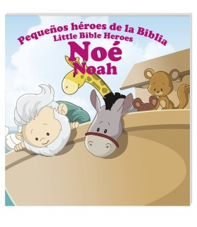 Book: Noe Noah - Pequeños heroes de la Biblia - Bilingue for children -  Producciones Prats Online Sale