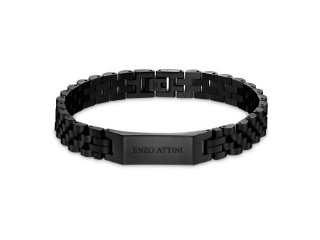 Ponte Vecchio  - President Bracelet   Matte Black Online Sale