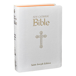 San Joseph New Catholic Bible - White Sale