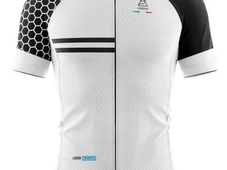 Vardena Honey Line White Carbon Ceramic Cycling Jersey Online Sale