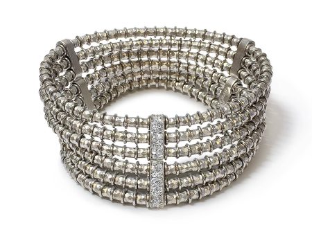 Giora  Clavdia Bracelet with Swarovski Crystal Rhodium Online now