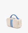 My Style Bags Berkeley Positano Cosmetic Bag Natural With Blue Stripes Online Hot Sale