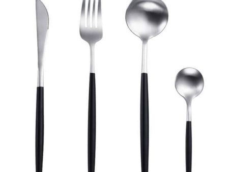 Golden Spot Cutlery Set of 4 Pcs - Gift Box Fashion