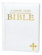 A Catholic Child s First Communion Bible - White For Sale