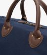 My Style Bags Harvard Safari Duffel Travel Bag Italian Leather Blu Online