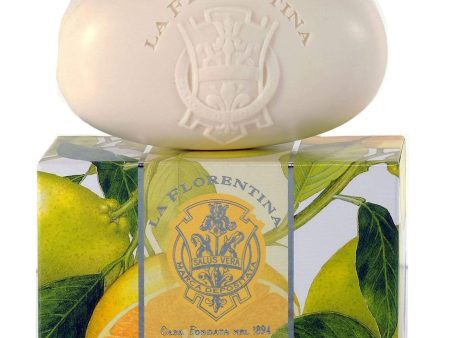 La Florentina Boboli Citrus Bar Soap 300g Set of 3Pcs For Sale