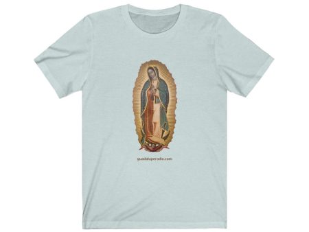 Camiseta con la Virgen de Guadalupe- colores pasteles For Cheap