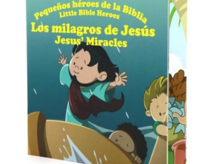 Book: Los Milagros de Jesus Jesus  Miracles Hot on Sale