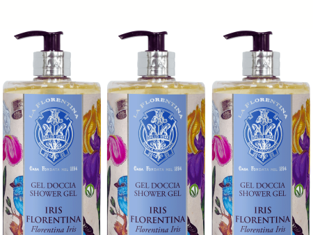 La Florentina Iris Shower Gel 750ml Set of 3pcs Online Sale