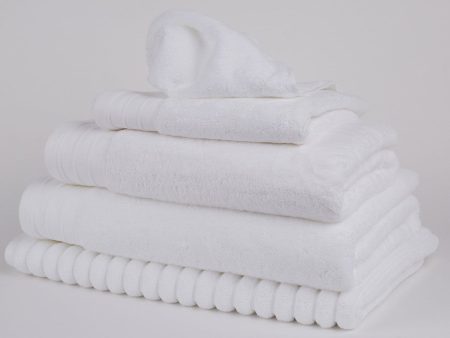 Bemboka Pure Cotton Bath Towel - Luxe White Online Sale