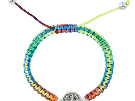 Pulsera de San Benito de colores Online now