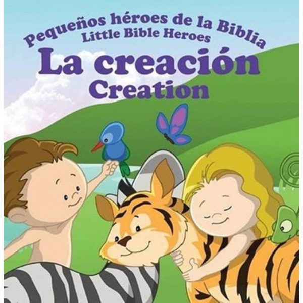 Book: La creación   Creation - Pequeños  héroes de la Biblia - Bilingue - Producciones Prats Cheap