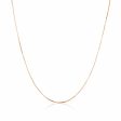 Georgini Gold Rose Gold 0.5mm Box Chain 42+3cm Extension In 9ct Sale