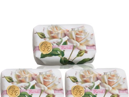 Saponificio Artigianale Fiorentino Rose Bar Soap Set 3x200g Online Hot Sale