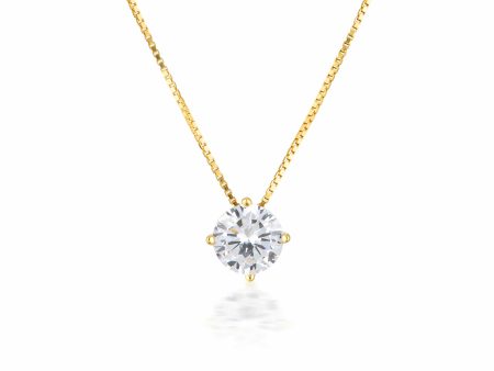 Georgini Gold Moissanite Pendant 1tcw In 9ct Yellow Gold Supply