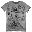 Vintabros All over Flamingo Men Crew neck T-shirt on Sale