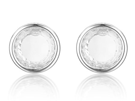 Georgini Noel Nights Sliced Stone Earrings Silver on Sale