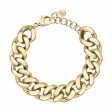 Chiara Ferragni Chain Collection Big Chain Gold Bracelet Hot on Sale