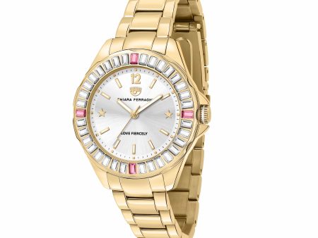 Chiara Ferragni Sport Gold Watch Online Hot Sale