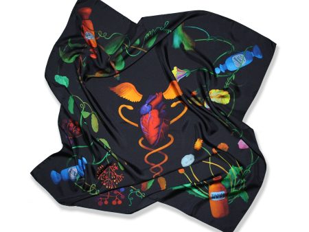 Philtre d Amour Silk Scarf By Silviya Neri Online Hot Sale