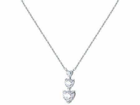 Chiara Ferragni Diamond Heart Silver Pendant For Discount