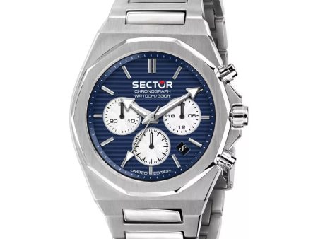 Sector 960 Blue Dial Silver Bracelet Chronograph Online Sale