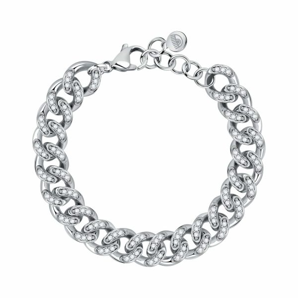 Chiara Ferragni Chain Collection Full Pave Bracelet Hot on Sale