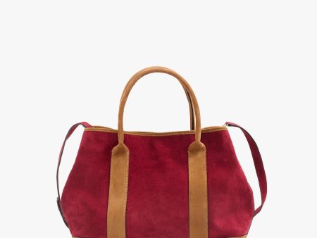 My Style Bags Ale Large Twin Deluxe Burgundy Handbag for Women Discount