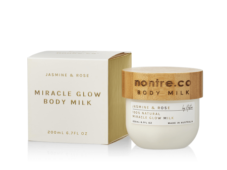 Nontre.co Miracle Glow Face & Body Milk 200ml Natural Jasmine & Rose For Sale