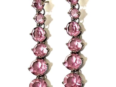 Giora Lucea Earrings With Swarovski Crystals Pink Online