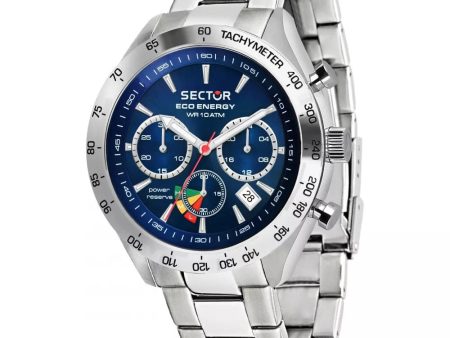 Sector 695 Solar Multifunction Blue Chronograph Hot on Sale