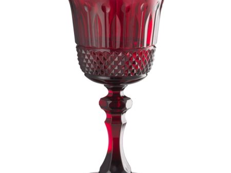 Mario Luca Giusti Nuova Italia Set of 2 Goblet Ruby Fashion