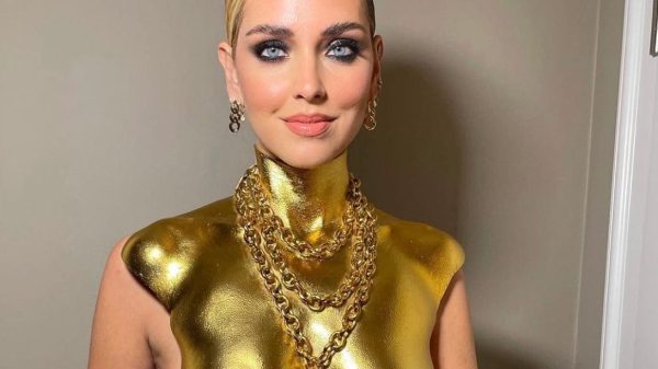 Chiara Ferragni Chain Collection Full Pave Necklace on Sale